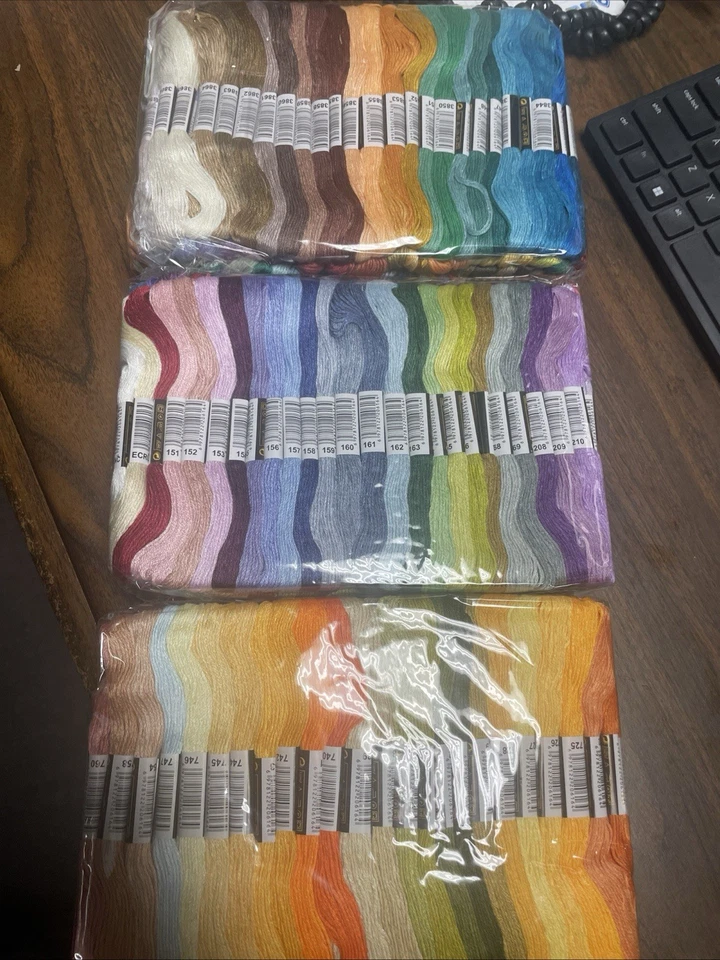 Embroidery Floss Thread Skeins 400+ Count, Assorted Colors - Image 2 of 4