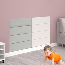Wall Panels Pack of 8 Self-Adhesive Wall Panel Anti-collision Wall Padding