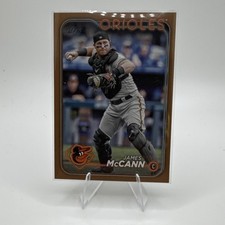 Topps Series 2 Gold Parallel James McCann Orioles #448 /2024 Serial Numbered