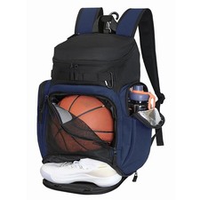 Large Basketball Backpack Sports Gym Bag with Ball Holder Ventilated Shoe Com...