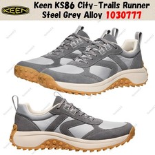 Keen KS86 City-Trails Runner Steel Grey Alloy 1030777 Men's Size