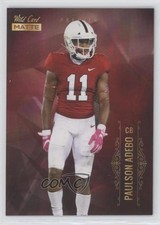 2021 Wild Card MATTE Retail Chase Red Paulson Adebo #MBC-47 3t1