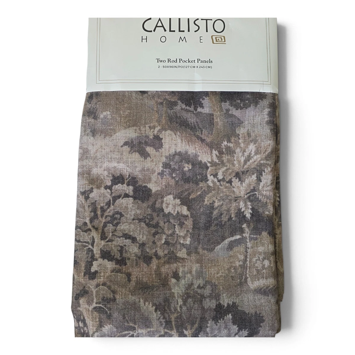 Gray Floral Curtains, Drapes & Valances for sale | eBay