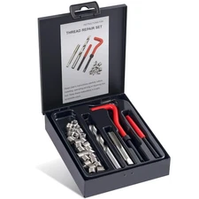 UNC 5/16-18 Thread Repair Kit SAE Helicoil with HSS Drill Bits Inserts