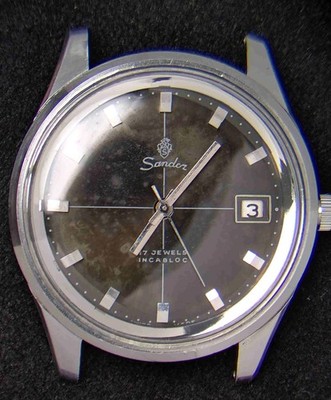 Sandoz Herren Handaufzug Vintage Swiss Uhr -- Ersatzteile/Reparaturen