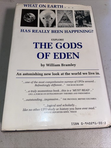 The Gods of Eden William Bramley 1st Edition Hardcover Conspiracy History Occult - Picture 13 of 13