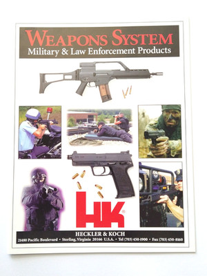 HECKLER & KOCH HK WEAPONS SYSTEMS LAW ENFORCEMENT CATALOG  1998 NEW!