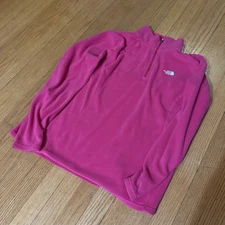 The North Face Polartec Fleece Pullover Jacket Top Pink