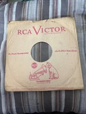 #144 RCA VICTOR Record Sleeve Only 78 Rpm 10 Inch NIPPER DOG (AS IS)