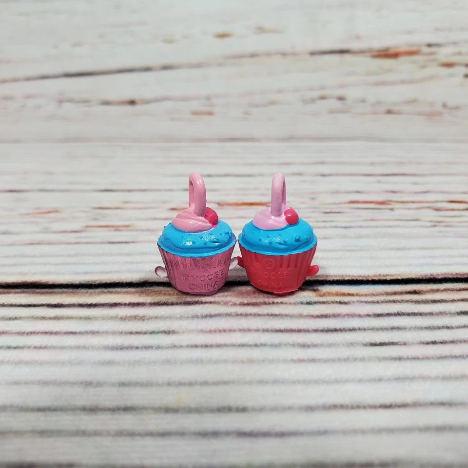 Shopkins Charms Temporada 5 Lote Ultra Raro Cupcake Chic #5-111 Translúcido #5-099 Foto 4 de 4