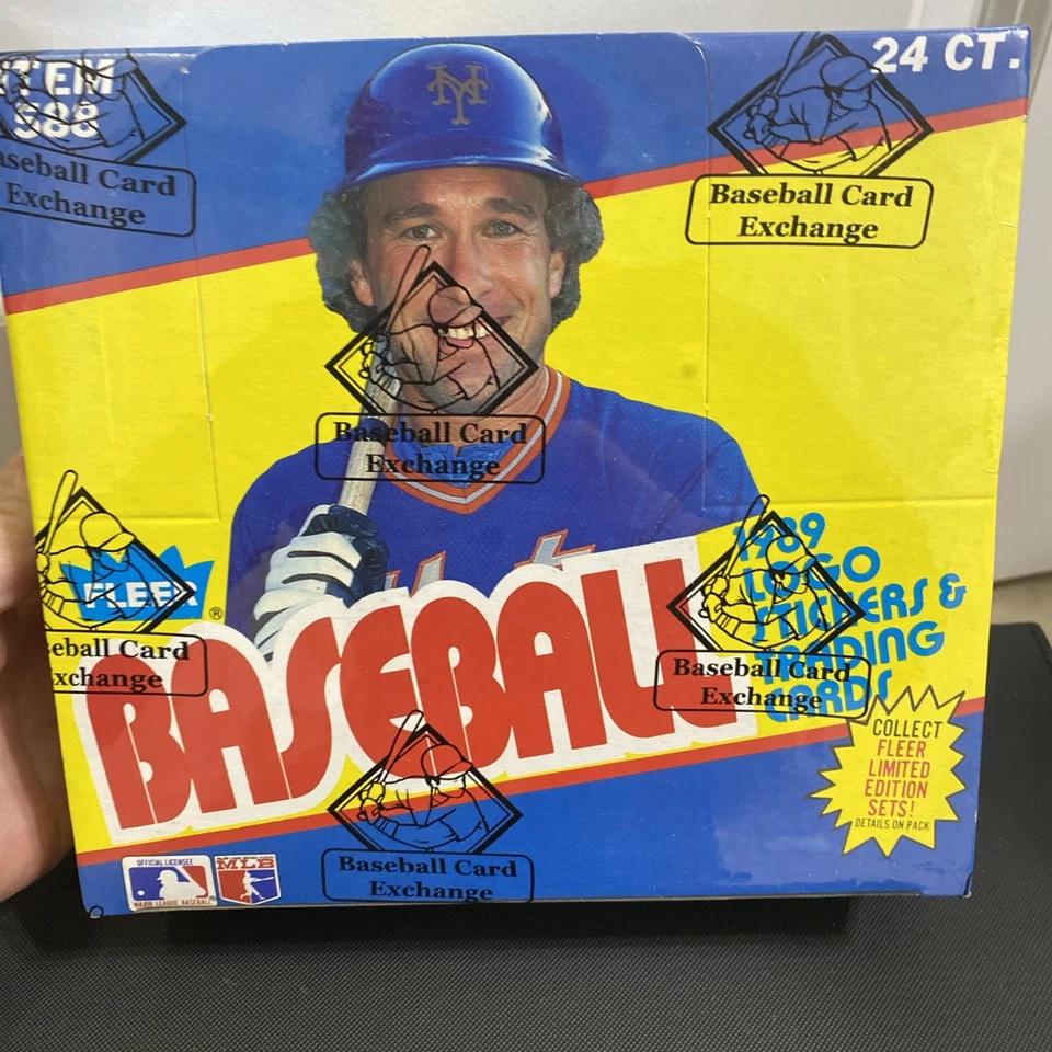 1989 年 FLEER 棒球大提琴包来自 BBCE 盒-Griffey RC Ripken Johnson 错误? — 第 2/4 张图片