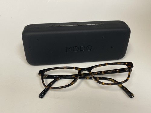 Authentic MODO 6606 DTORT Tortoise Titanium Rectangle Eyeglasses 50mm Lens - Imagen 6 de 6