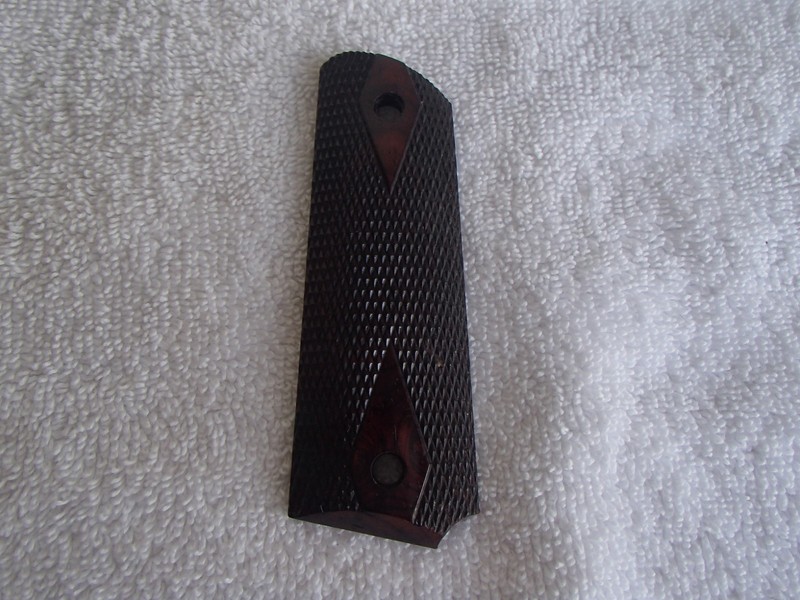 1911 grip full size left side only, excellent repro wwI great shape dark .45