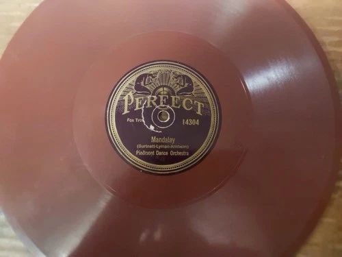 1924 Reddish Brown PERFECT 78/Piedmont Dance Orchestra..