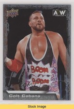 2022 Upper Deck AEW All Elite Wrestling Silver Foil Colt Cabana #2 READ 11xd