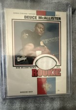 2001 Upper Deck Vintage - Vintage Threads Deuce McAllister #DMVT (MEM, RC)