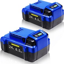 2Pcs Battery For Kobalt 24V 6.5Ah Lithium 24V...