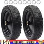 Flat Free Tires Wheels Hand Trucks Garden Carts Utility Trailers