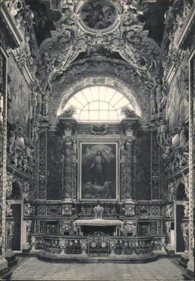 Italy Palermo Chiesa del Gesu Casa Professa Cappella S. Cuore A. Fumero Postcard