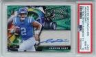2024 Wild Card QB1 Jaxson Dart TEAL RAYWAVE RAINBOW Rookie Auto #'D 1/1 PSA 10