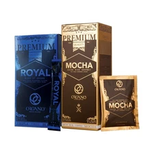 ORGANO's Combo Pack, 1 box ROYAL Black Coffee and 1 Box Cafe Mocha 100% Certifie