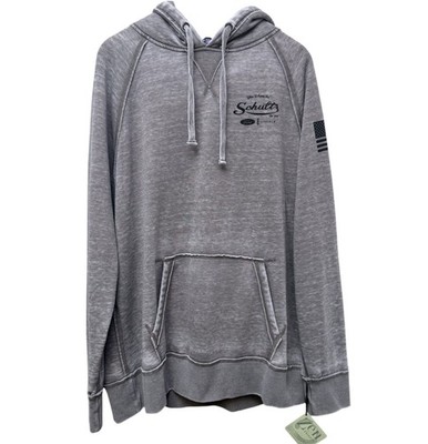J America Hoodie Sweatshirt XXL Gray Fleece Schultz Ford Lincoln NWT