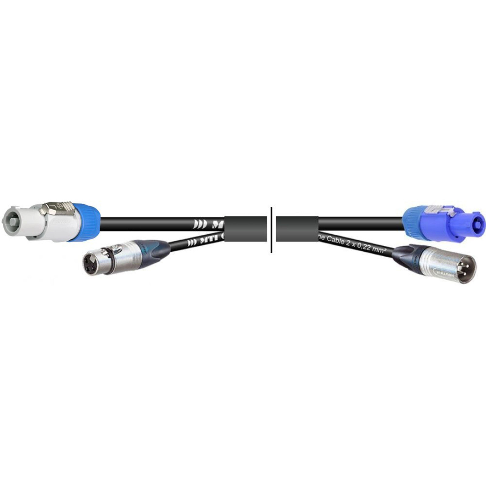 Гибридный кабель MTI Strom-/ NF 2m Power Twist/AES, 110 Ом - Кабель