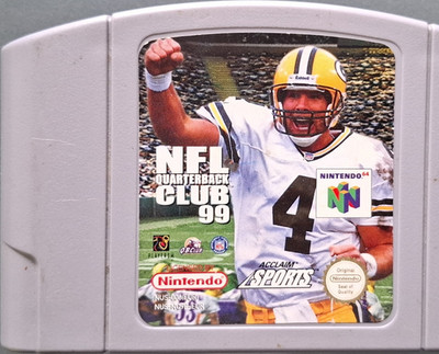 NFL Quarterback Club 99 Nintendo 64 Sportspiel American Football Modul PAL Serie