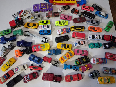 Large Lot Vtg + Modern Car Truck Semi Lot  Racecars Trucks Semi Mixed Brands