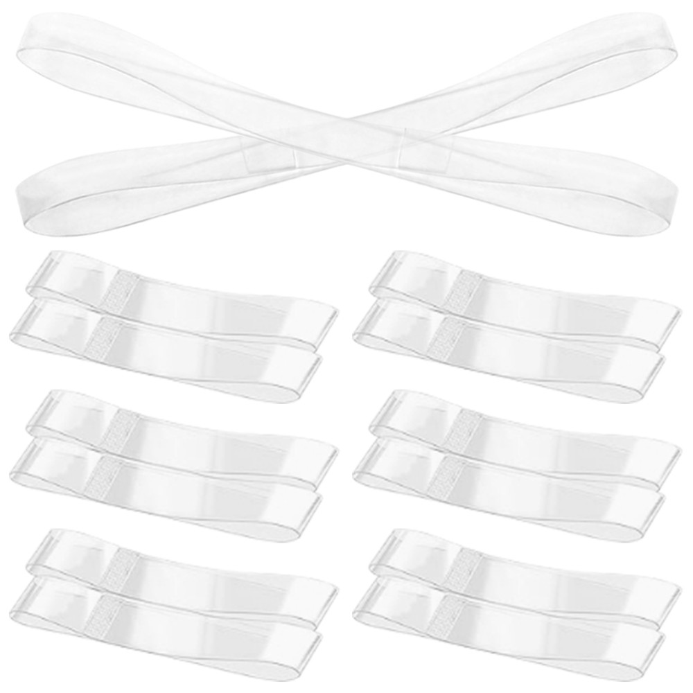 APL 20 Pezzi Lacci Scarpe Tacco Alto Anti Sciolti Cinghie Miss Trasparente per Tacchi Staccabili