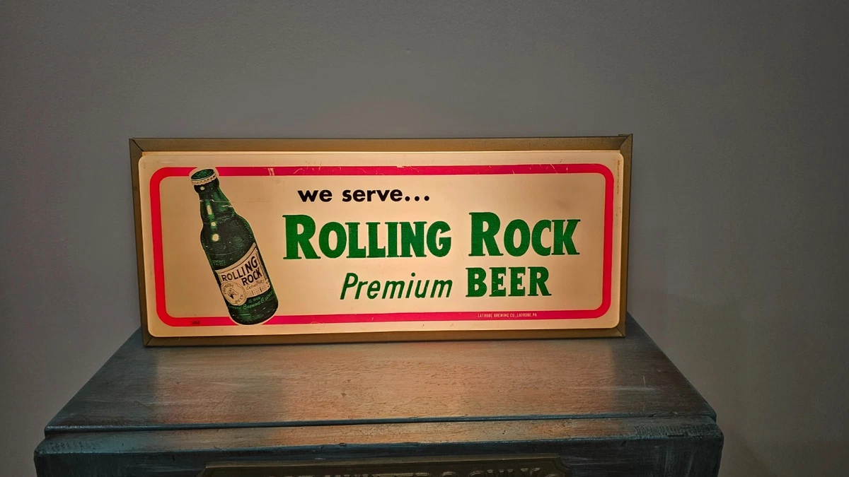 Collectible Rolling Rock Signs & Tins for sale | eBay