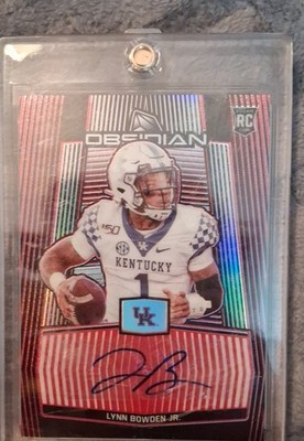 2020 Panini Obsidian Draft Picks - Lynn Bowden Jr. #45 Electric Etch Red /5 (RC)