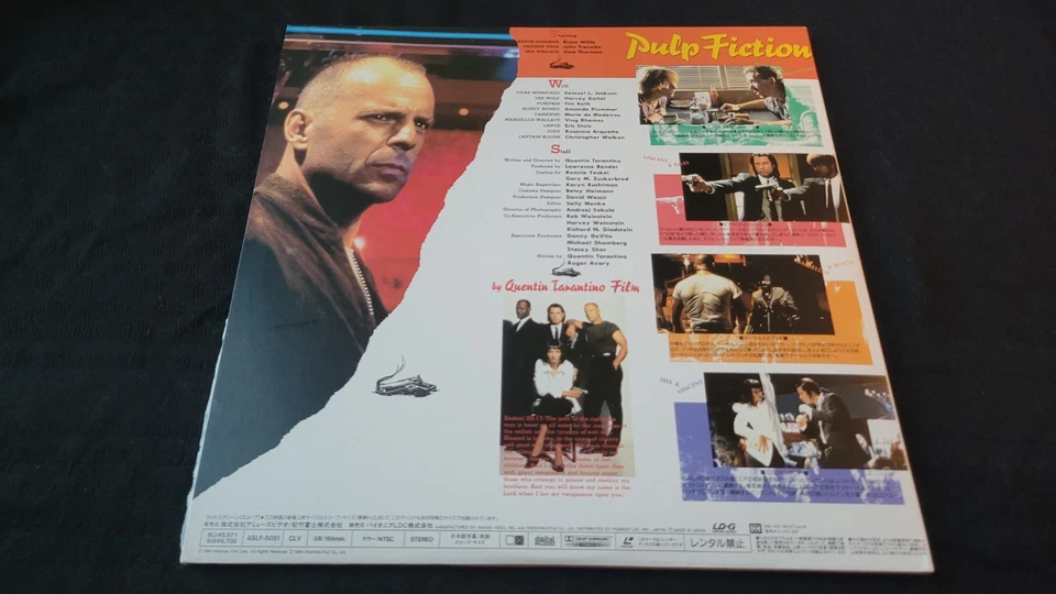 Pulp Fiction Japanese Laserdisc Rare!!! - Image 2 of 3