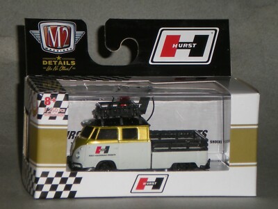 1/64th M2 Machines Auto Thentics R65 1961 Hurst VW Double Cab Truck USA Model