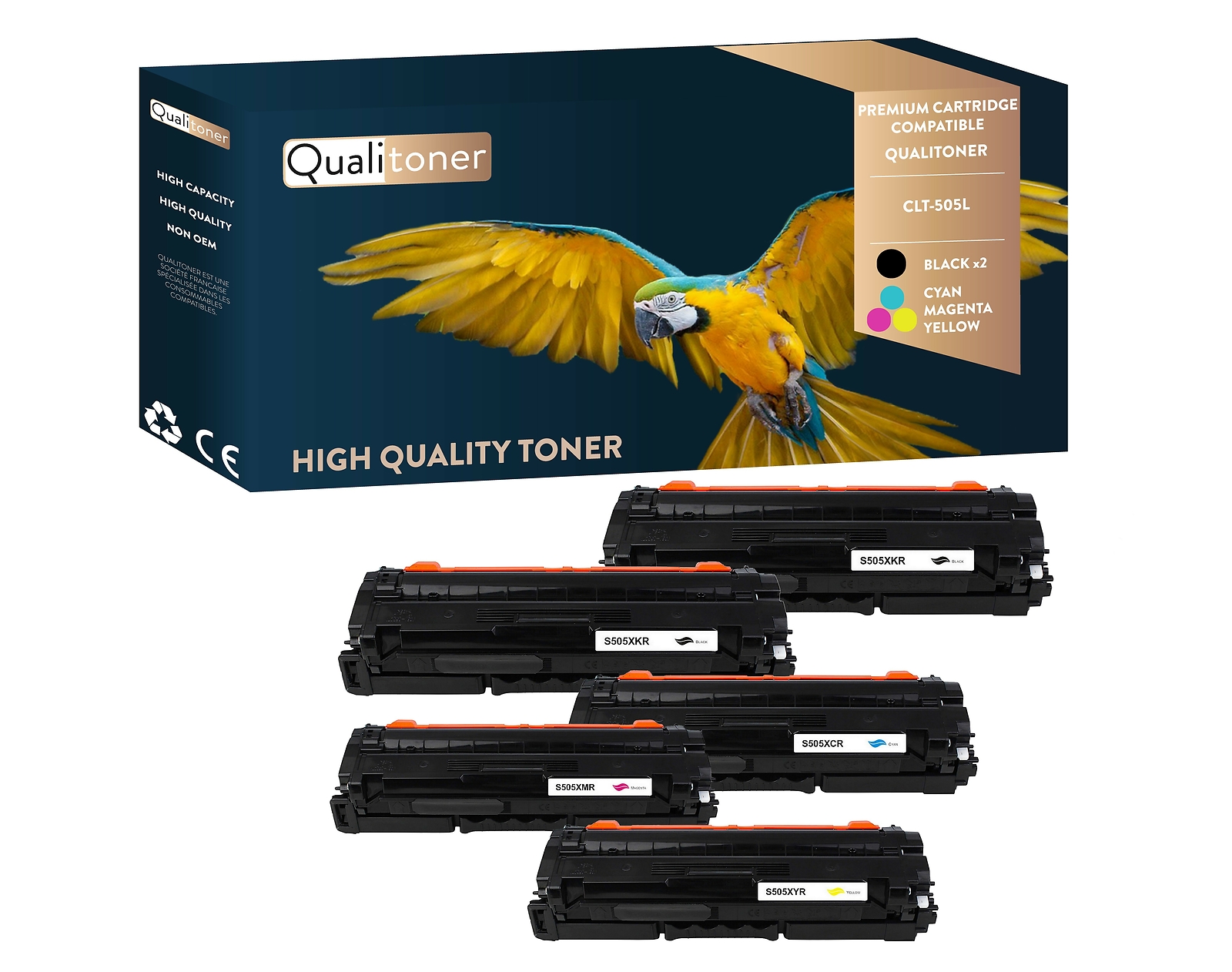 Pack de toners CLT505L haute précision pour impression laser nette