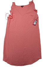 Vince Camuto Dress Ladies 8 Cool Melon Droop neck Crepe Summer Dress