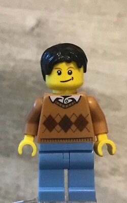 LEGO Computer Programer System Administrator Nerd Argyle Sweater 