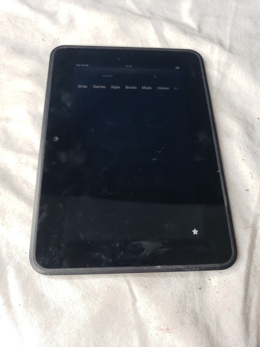 Amazon Kindle Fire 2012 12GB, Wi-Fi, 8.9in - Black | eBay