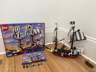 Lego System Red Beard Runner Pirate Ship 6289 - 100% Complete with Box + Instr!