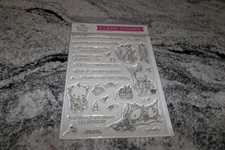 My Favorite Thing "Crafty Companions" Poly 24pc. Stamp Set New