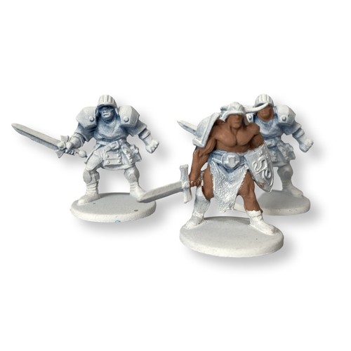 Rare Technolog Castlecraft 54mm Miniatures Lot - 15 Soldiers & Barbarians EUC - Picture 10 of 10