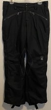 Spyder Black Thinsulate Snow Board Ski Pants XtL 10/10k Woman  s Size 8