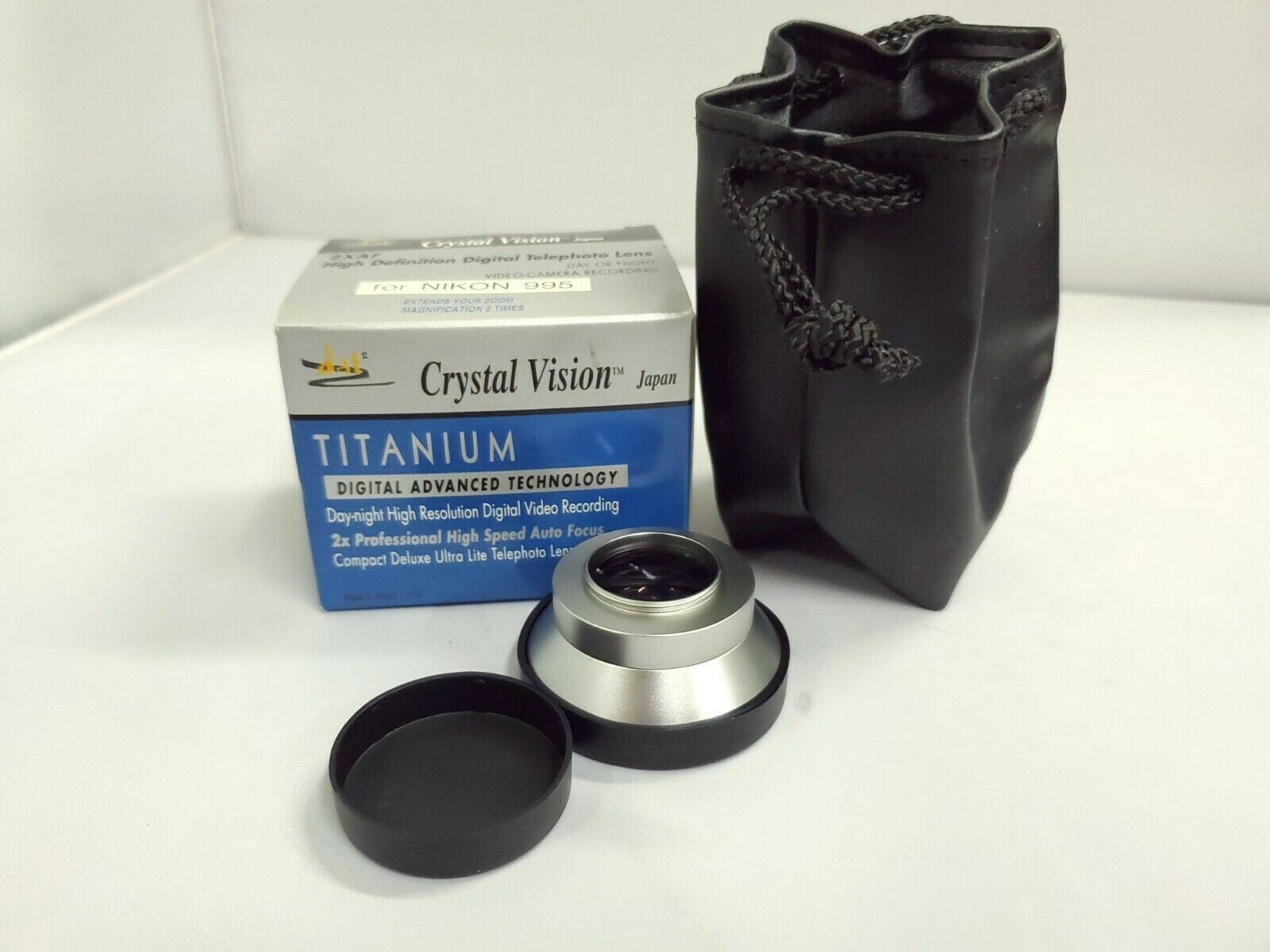 Crystal Vision 28mm LENS 2XAF Digital High Speed Professional Telephoto Titanium