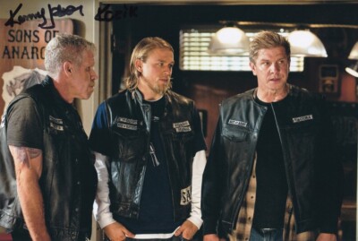 KENNY JOHNSON signed Autogramm 20x30cm SONS OF ANARCHY in Person autograph COA