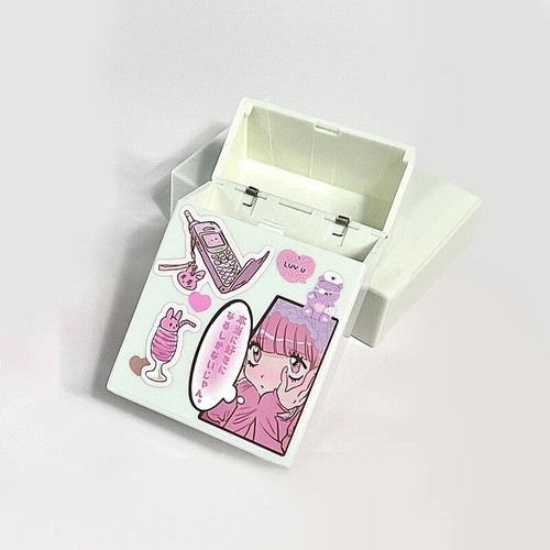 INS 3 Inch Kpop Photocard Storage Box Photo Small Card Organizer Storage Case - Bild 12 von 20