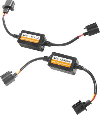 H13 9008 LED Headlight Error Free Canbus Decoder Anti-Flicker Resistor for Dodge