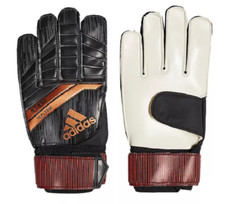 ADIDAS ADULT ACE 18 REPLIQUE GOALKEEPER GLOVES, BLACK/SOLAR RED/COPPER, 9