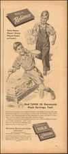 1945 Vintage ad for Reliance Manufacturing Co. Yank Jr art children     (090918)