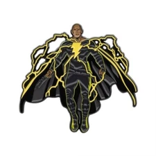 The Official DC Comics Warner Bros BLACK ADAM LIGHTNING Enamel Lapel Pin - 4.5cm