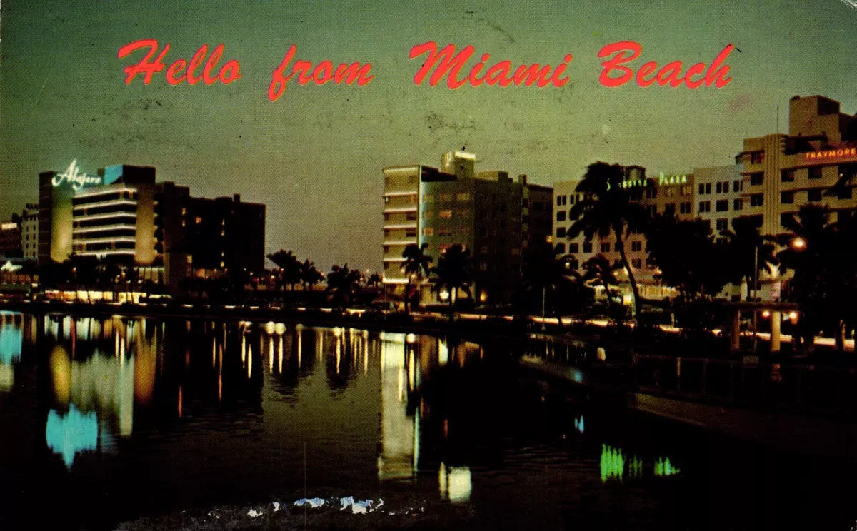 Postcard - Hello from Miami Beach, Florida